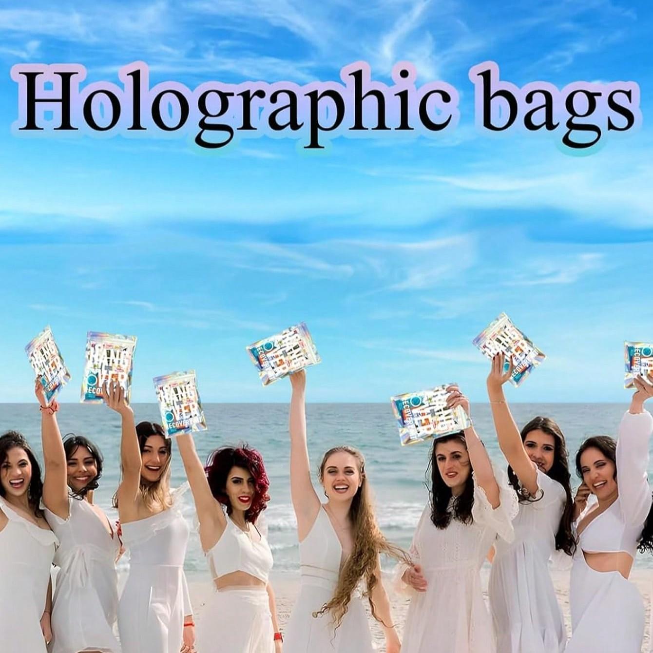 5/8/10/15/20pcs Hangover Recovery Kit, Self-Care Set, Pre-Printed Holographic Re-Sealable Bag, Perfect for Parties, Weddings, Birthdays