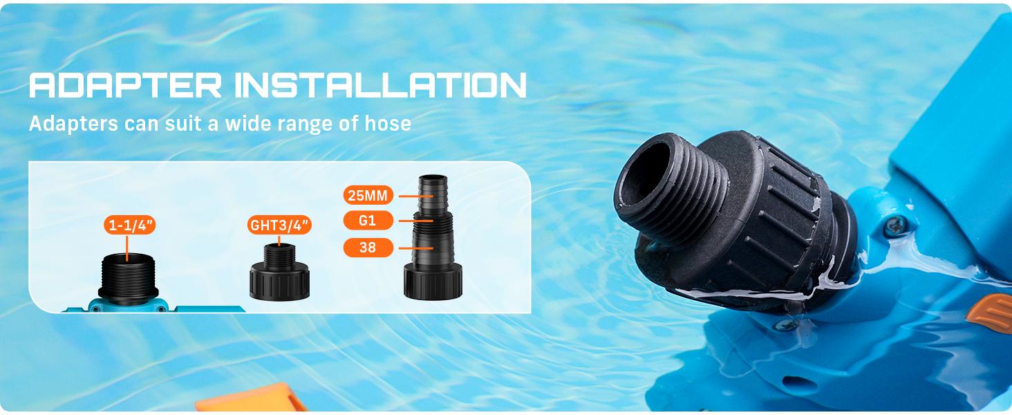 Seesii Cordless Stick Water Transfer Pump, with 2*4000mAh 21V Battery & Charger, 720GPH, 32FT Head, Handheld Portable Utility Sump Pump Kit with 3/4" Outlet for Pool/Garden/Pond/RV/Boat Draining#dieseltransferpump #kerosenetransfer#waterpump