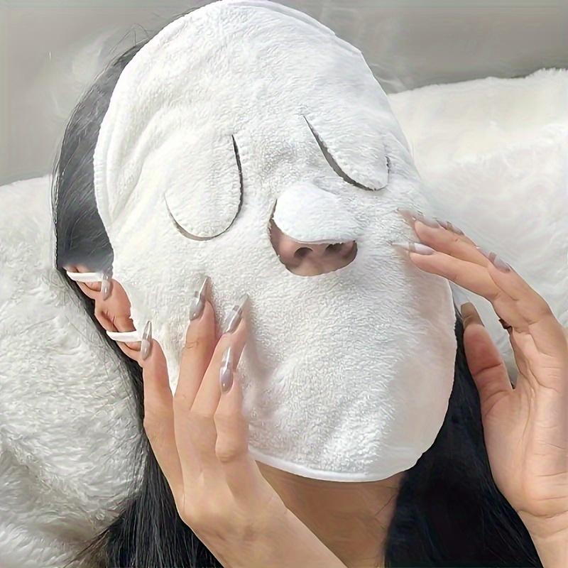 Cold and Hot Steam Face Mask Towel, Home Facial Care Beauty Mask Towel, Dual Use Cold and Hot Compress, Essential for Dorms and Homes
