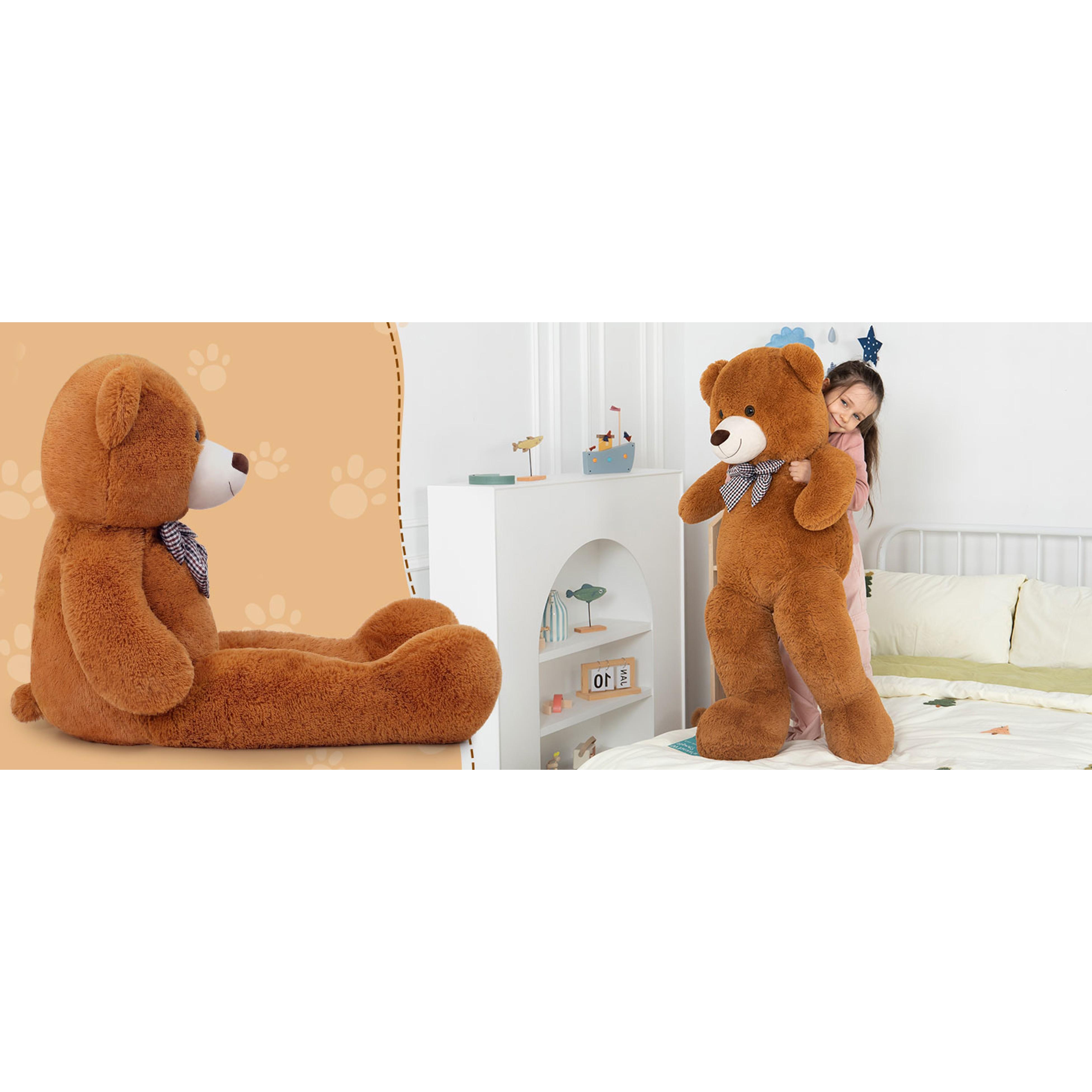 Giant Teddy Bear 4 Feet,Adorable and Cuddly Big Bear Stuffed Animal 47", Classic Teddy Bear Plush Gift Decoration for Baby Shower,Party,Birthday,Valentines Day,Tan Giant Teddy Bear 4 Feet,Adorable and Cuddly Big Bear Stuffed Animal 47", Classic Teddy Bear Plush Gift Decoration for Baby Shower,Party,Birthday,Valentines Day,Tan