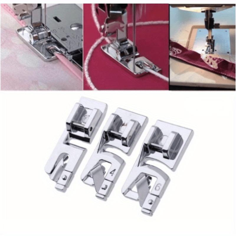 sewing accessories Narrow Rolled Hem Sewing Machine Presser Foot Hot Fabric Stretch Domestic Sewing Machine Part