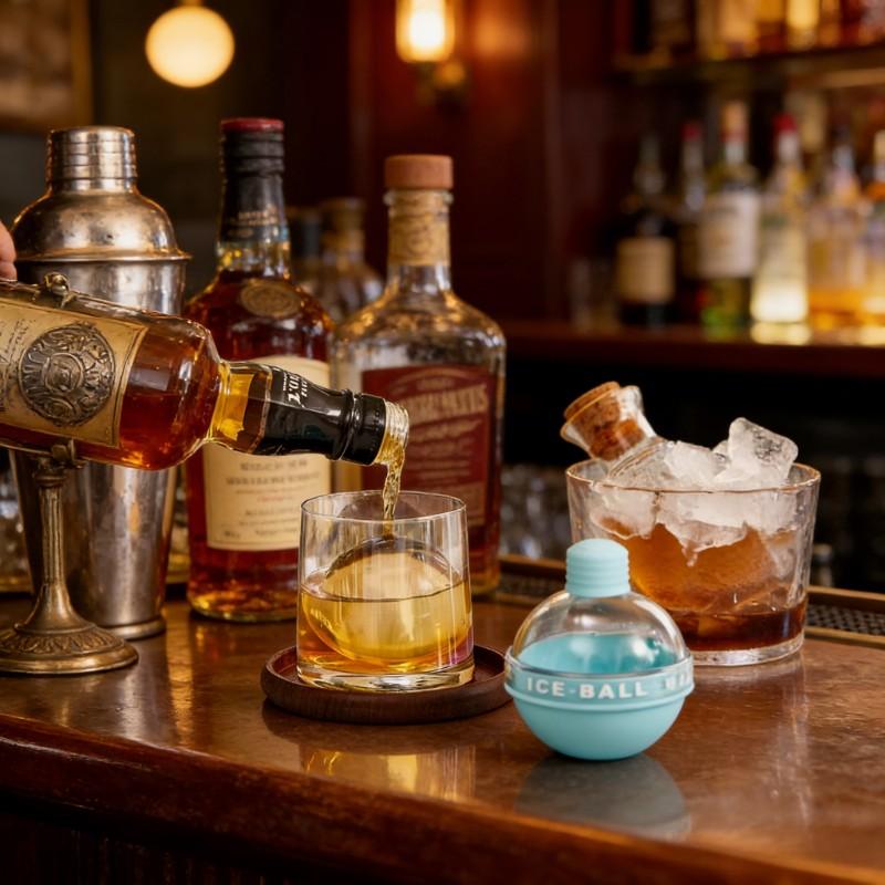 4pcs Aesthetic Round Ice Ball Maker 🧊 Perfect silicone sphere ice cube molds for whiskey, iced coffee & cocktails! Easy release, cute pastel colors. Must-have kitchen gadget for home cafe drinks! ✨ #iceballmaker #homecafe