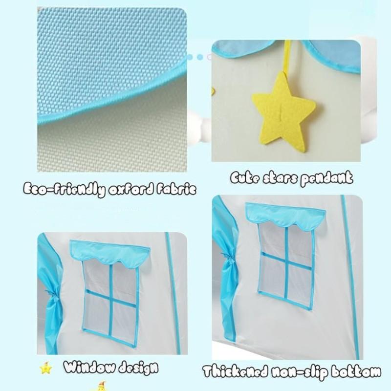 Princess Fairy Tale Toy Castle, Flower House for Kids, Outdoor Playhouse, Beach Toys, Perfect Holiday Gift for Boys and Girls