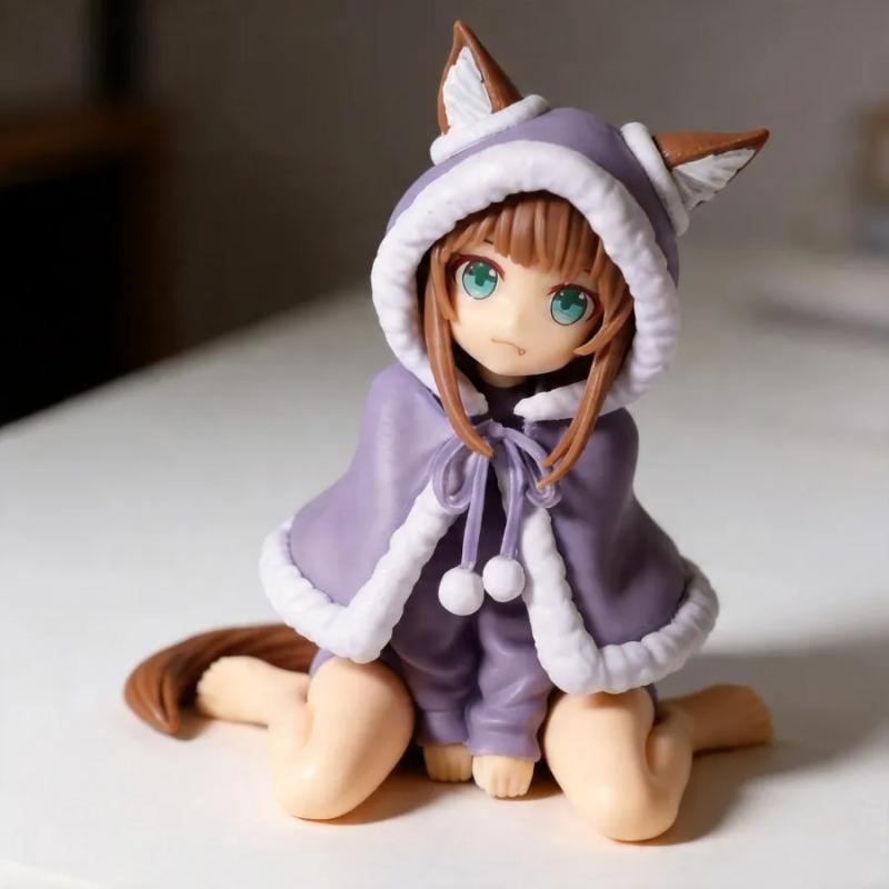 My Cat Is a Cute Girl Azuki & Wandering Witch Elaina Anime Figures - 10cm Car & PC Case Decoration Model Toy