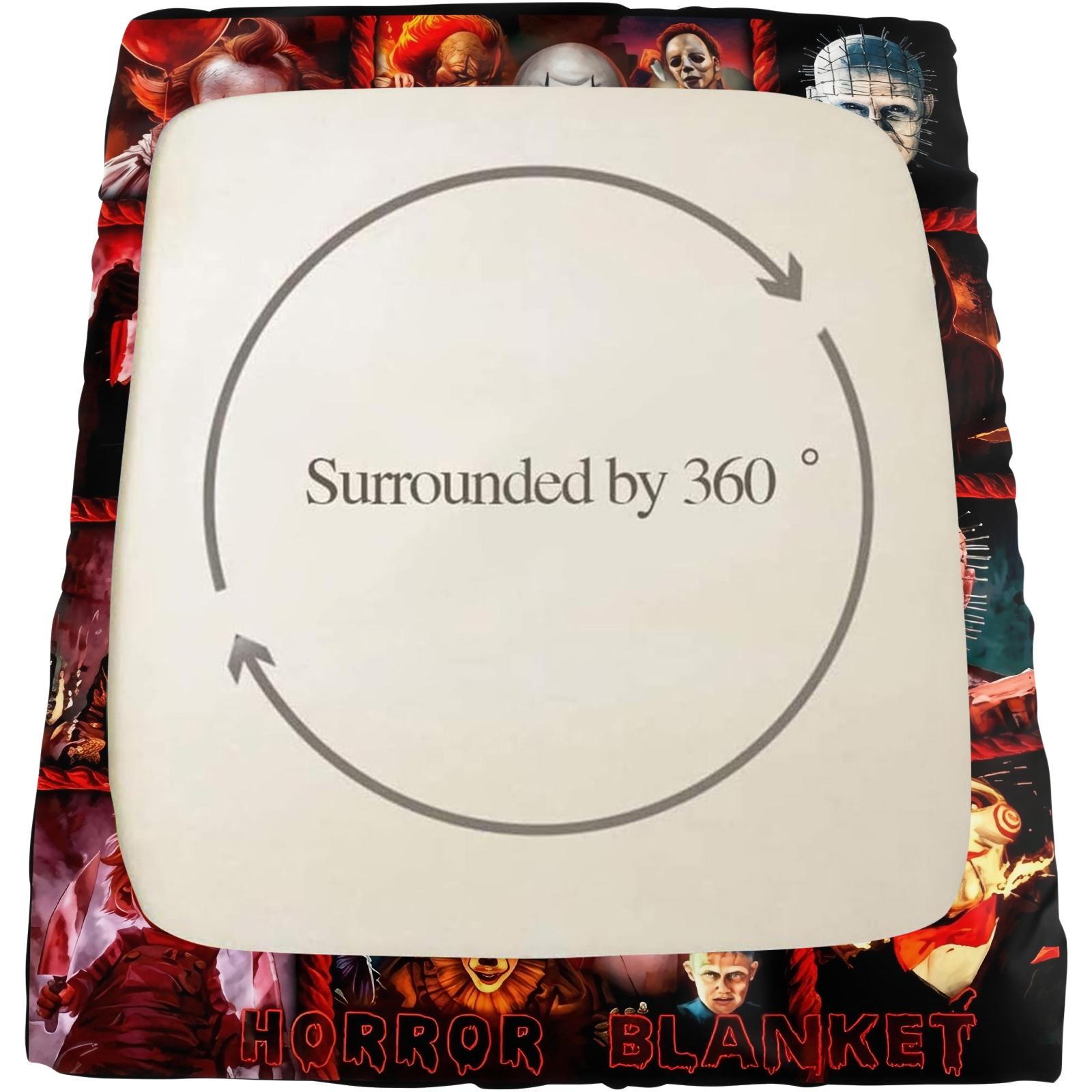 Horror movie printed pattern bed sheet, comfortable printed pattern, including 1 bed sheet and 2 pillowcases, comfortable bedding, anti slip dust cover suitable for bedrooms and guest rooms, suitable for children and adults as gifts, Bedsheet Sets