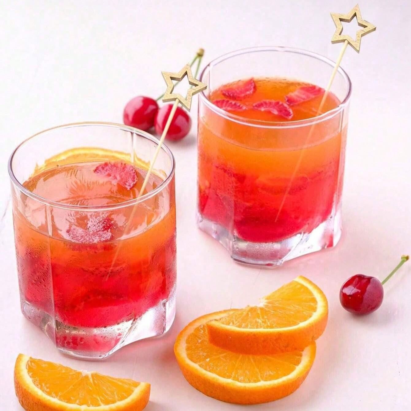 20/50pcs Star Bamboo Skewers, Fruit Decorative Sticks, Cake Decorating Tools, Holiday Party Supplies, Outdoor Camping Essentials