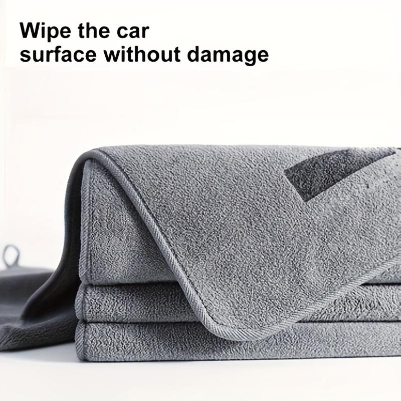 2/4/6/8Pcs Microfiber Car Washing Towels, Reusable Super Absorbent Quick Dry Cleaning Cloths, Double Layer Thick Soft Towels, Multipurpose for Car, Kitchen, Living Room, Bedroom, Household Cleaning Supplies