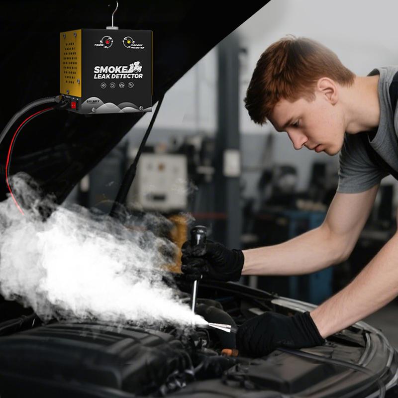 SOLARY Mini Smoke Leak Detector with Built-in Air Pump – Compact EVAP & Vacuum Leak Tester for 12V Cars, Trucks & Motorcycles SOLARY Mini Smoke Leak Detector with Built-in Air Pump – Compact EVAP & Vacuum Leak Tester for 12V Cars, Trucks & Motorcycles