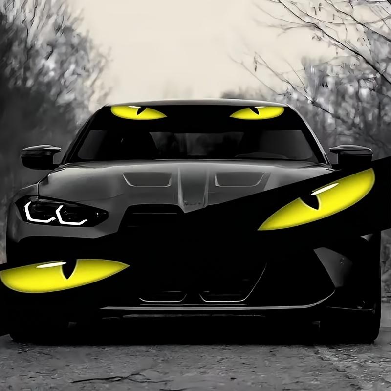 Multi-style Monster Eye - Car Windshield Sticker - Can Be Installed on Car Hoods, Front Windshields, and Rear Windshields as Decorative Decals