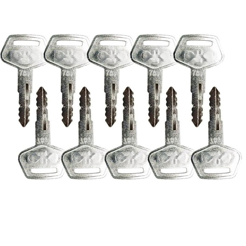 787 Keys Set for Excavators & Loaders, Durable Replacement Parts for Dozers & Backhoes, Essential Maintenance Tools Hardware