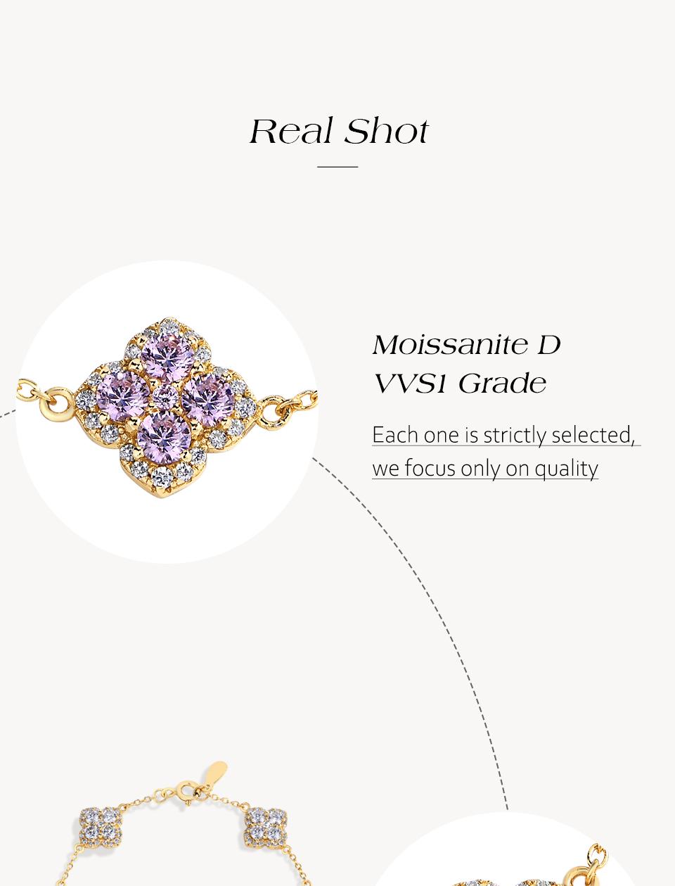 Synthetic Moissanite Bracelet Blue Zircon Pink Zircon Colorful Luxury Jewelry for Women Girls Engagement Birthday Springtok Outdoorfun Gift B021 SpringStatements