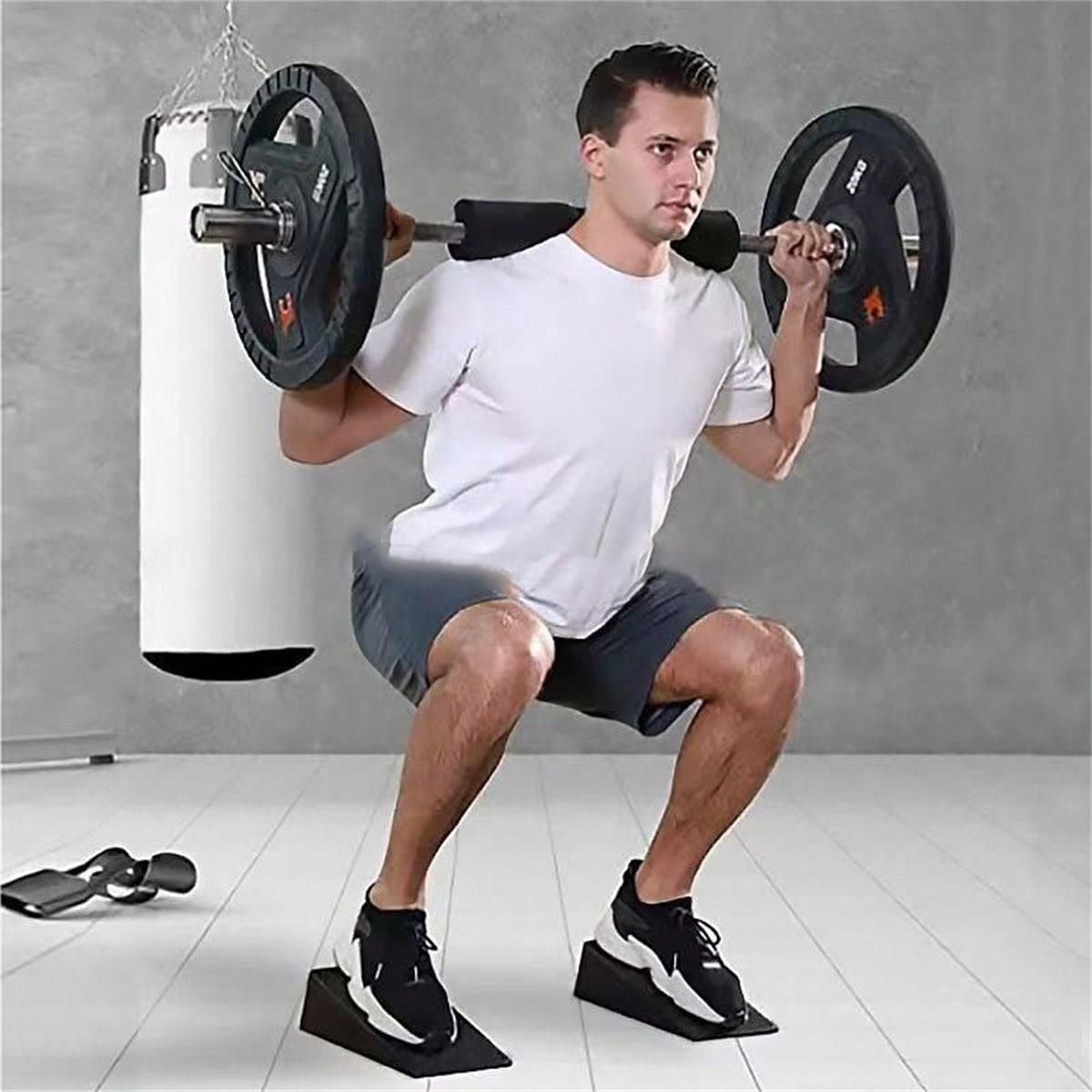 2pcs Non-Slip High-Density Yoga Blocks, Deep Squat Eva Wedge Bricks, Foot Inclination Board for Stretching, Pilates Exercise