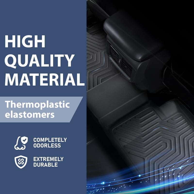 TPE Car Floor Mats Fit for Honda Civic Sedan & Hatchback Coupe 2016-2021,All Weather Full Cover Protection Floor Liners,Waterproof Anti-slip Car Liners Vehicle Automotive