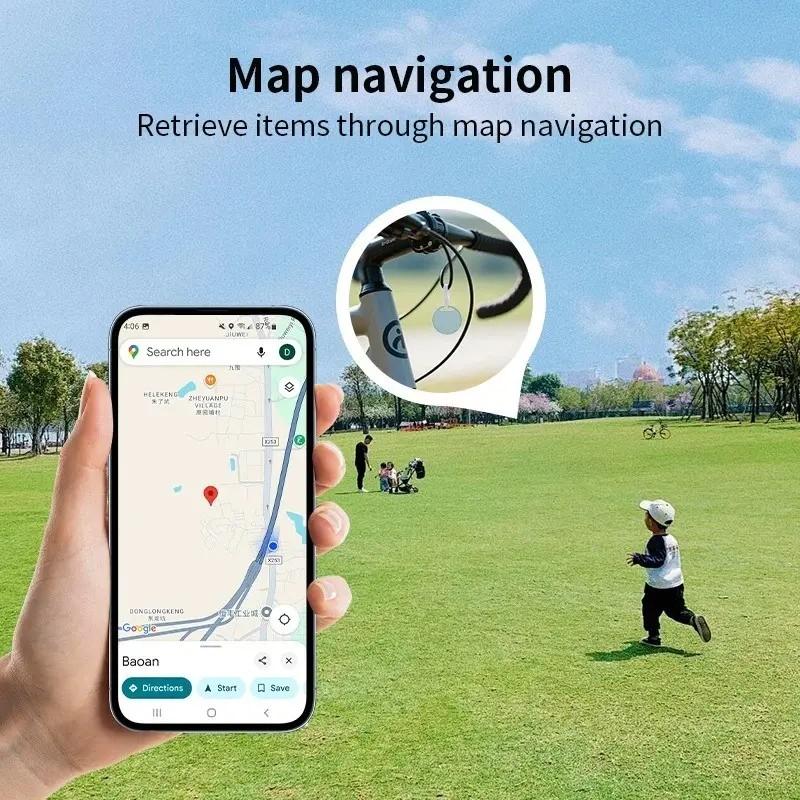 3-Pack iOS Smart Tag, Precision Tracking Without GPS, Compatible with iPhone Find My APP, Anti-Loss Device, Rechargeable Battery, Secure Design