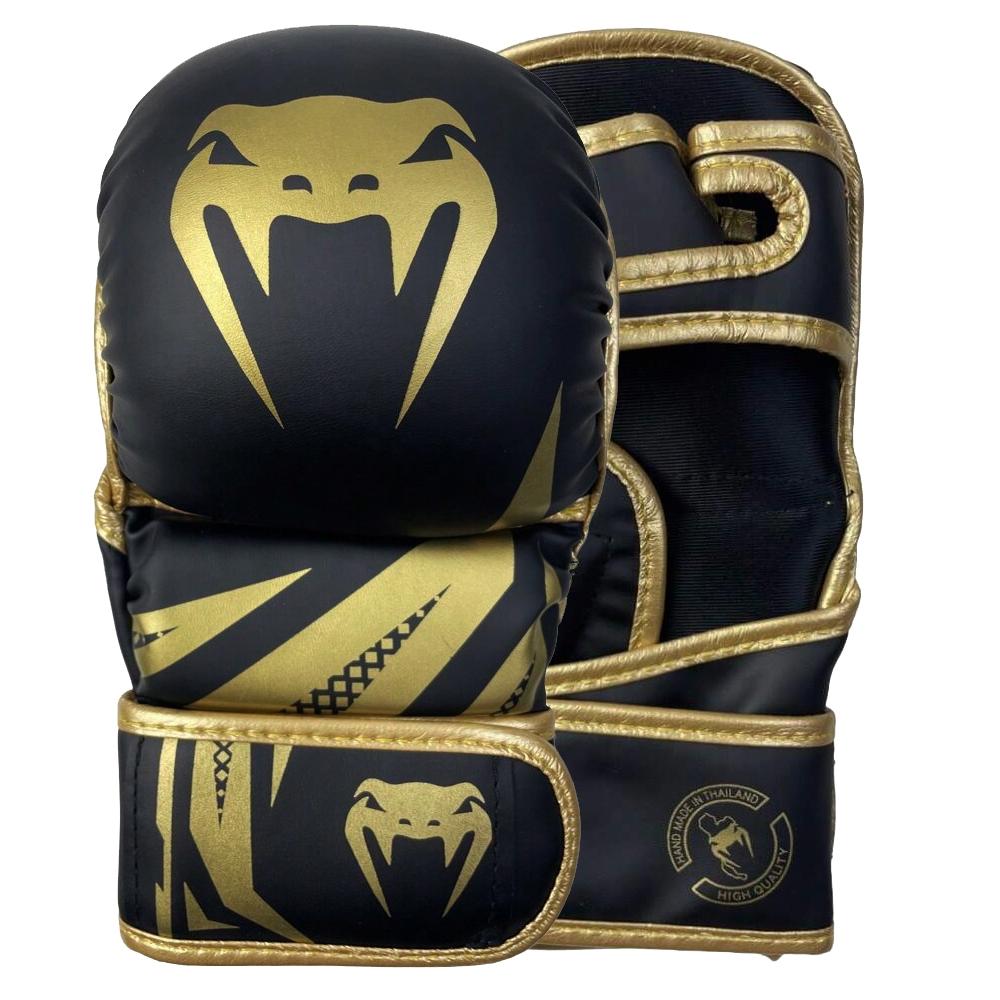 Professional Mma Boxing Gloves, Thickened PU Material, Reinforced Finger Joints, Adjustable Velcro Closure, Breathable Half-Finger Mitts, Ufc Gloves
