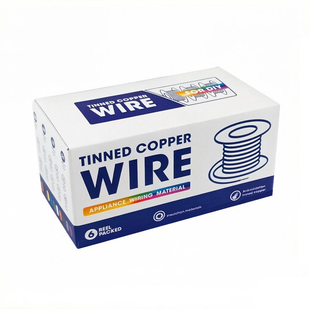 1 Set 16/18/20/22/24/26/28/30 AWG PVC tinned copper Electrical Wire Kit, 6 Color, Tinned Copper wire,For DIY Projects,LED Wire,Home Electrical,Power Wiring,electronic equipment，Car Speaker Wire, AWG Wires