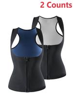 Zipper blue + zipper silver