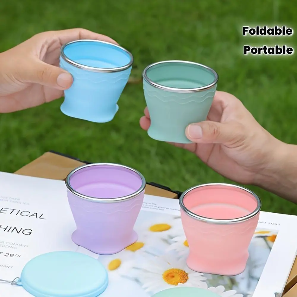 Portable Foldable Travel Cup 200ml Collapsible Mug for Coffee Tea & Outdoor Camping Lightweight Durable Eco-friendly daily casual matching match Halloween Natural Lip Balm Set ultra se