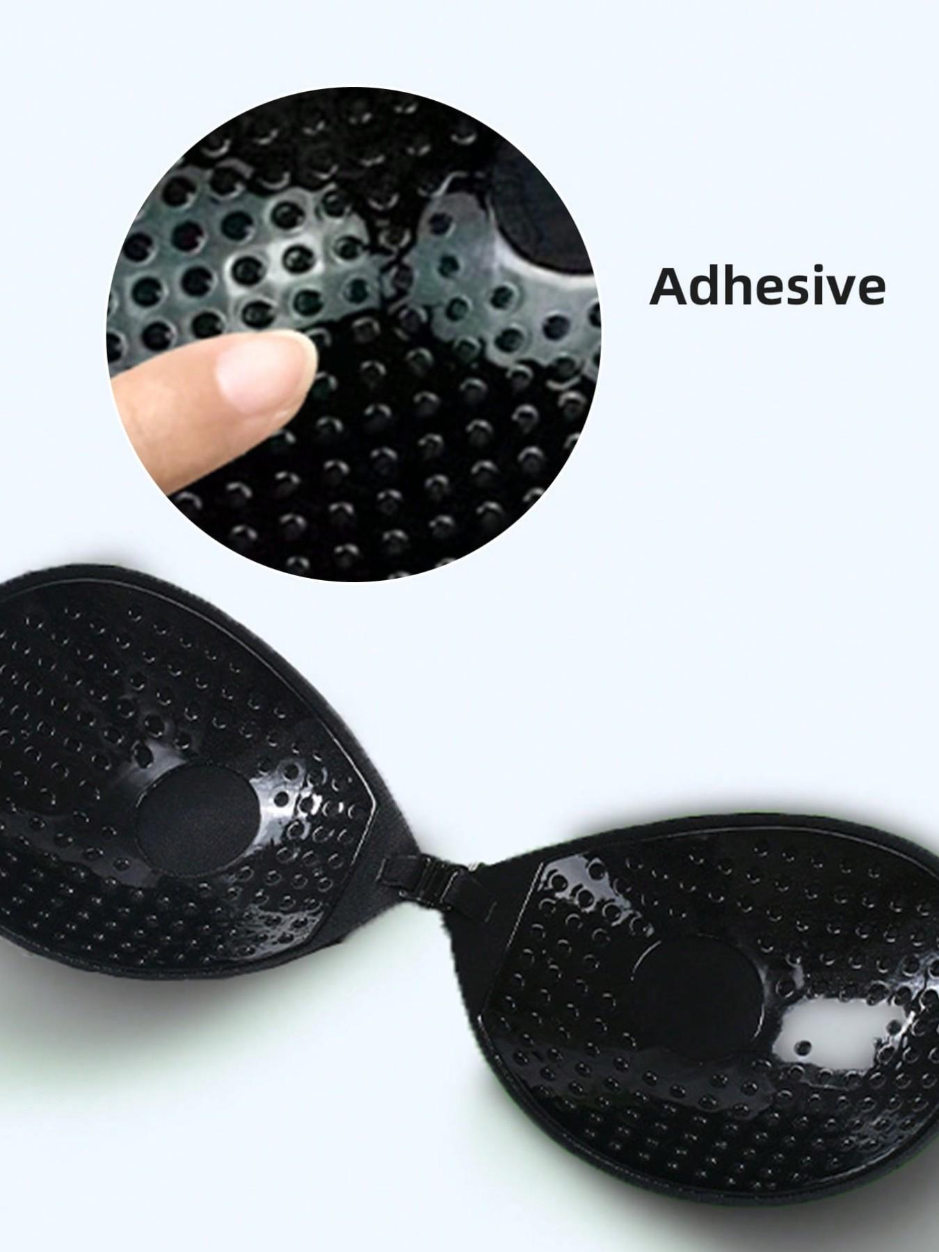 2 Pairs Women's Invisible Bra Stickers, sticky bra ，push up bra，Self-Adhesive No Strap Push-Up Underwire Free Wireless Bra, Suitable for Backless Dresses and Wedding Bras strapless bra boomba sticky pads lingerie Medium