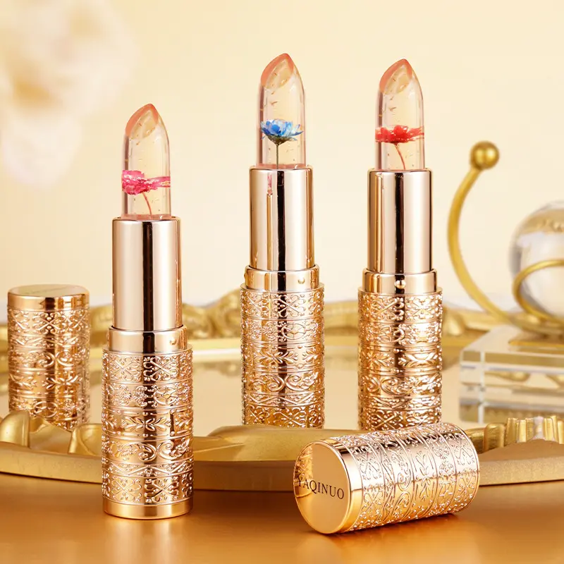 Petal Jelly Color Changing Lipstick, Long Lasting No Transfer Non-stick Cup Moisturizing Lip Balm