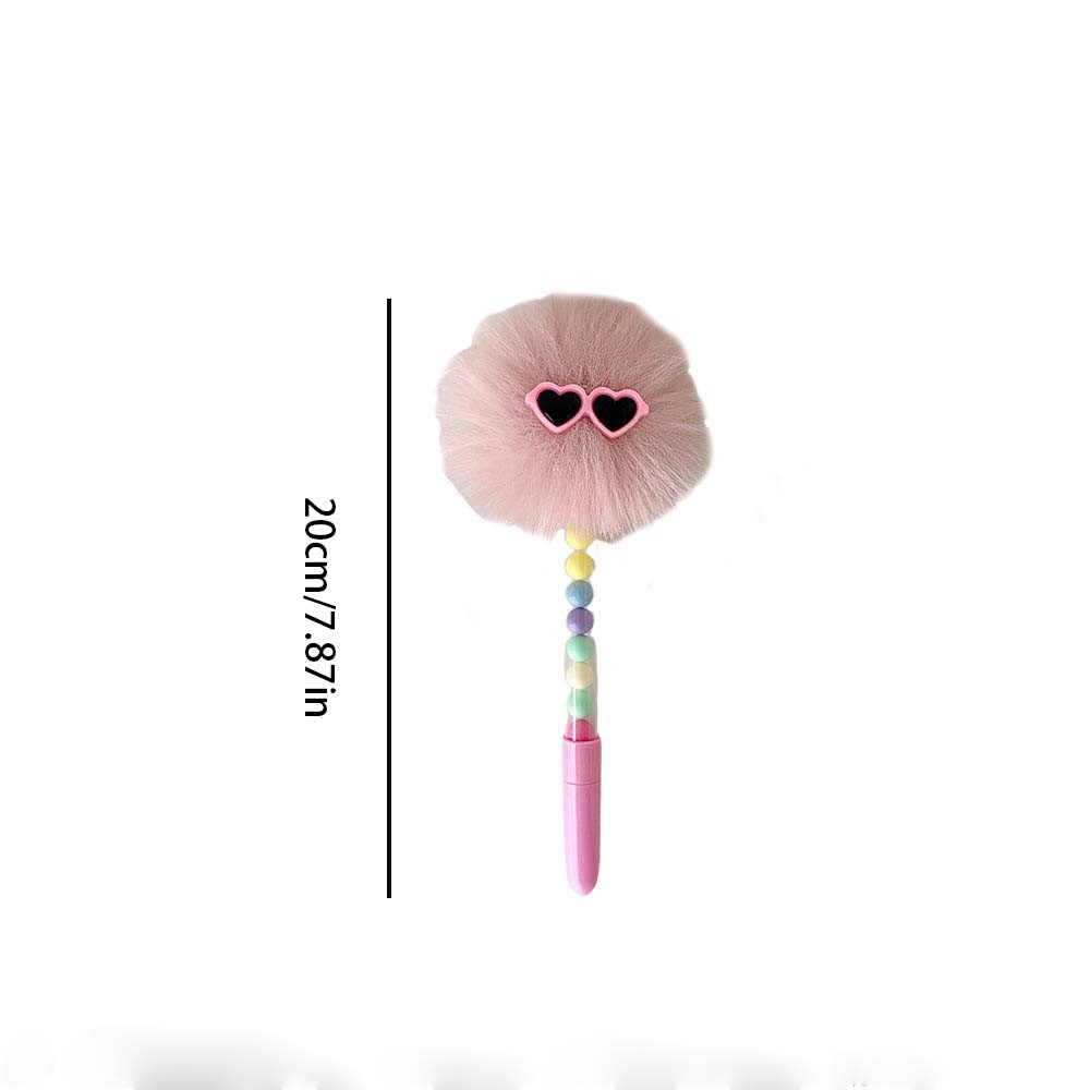New Cartoon Funny Eyeglass Ball Pen, Creative Writing Rollerball Pen, Girl's Diary Pen, Kids Gift Pen, Perfect for Couples, Friends, Holidays