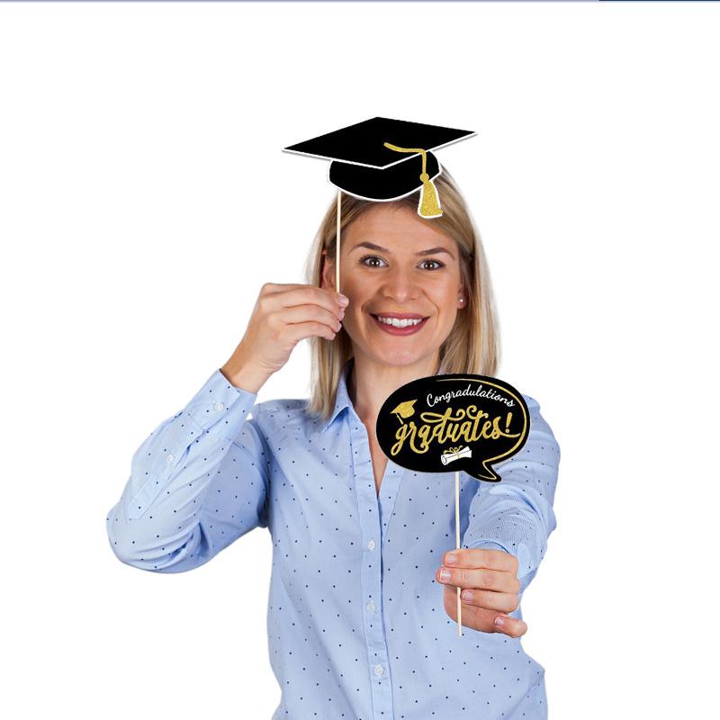 Graduation season 25pcs photo props 2026 graduation ceremony decoration props photo background decoration