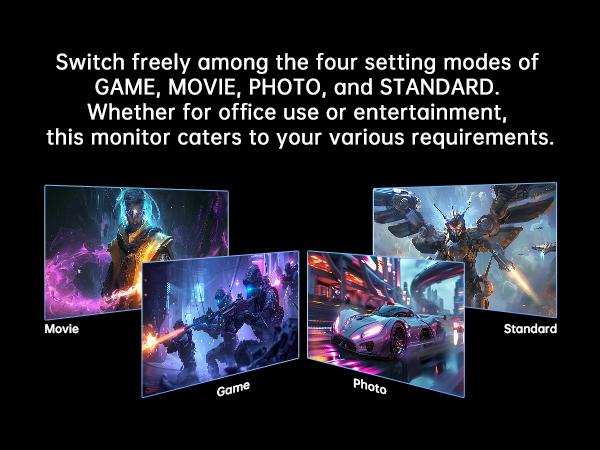 KTC 24" 2K QHD 180Hz HDR400 Gaming Monitor, Fast IPS 2560*1440p Computer Monitor, Up to 185Hz, 1ms, G-Sync/FreeSync, Height Adjustable, 2 x HDMI, 1 x DP, H24T7