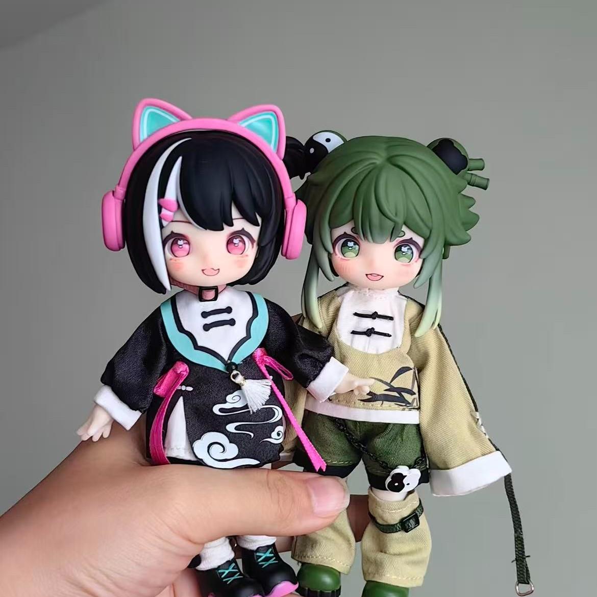 Nagi Beast Boy Series Blind Box Jointed Dolls, Cute Chinese Style Anime Figures, Collectible Mystery Characters, Perfect Gift for Kids and Collectors