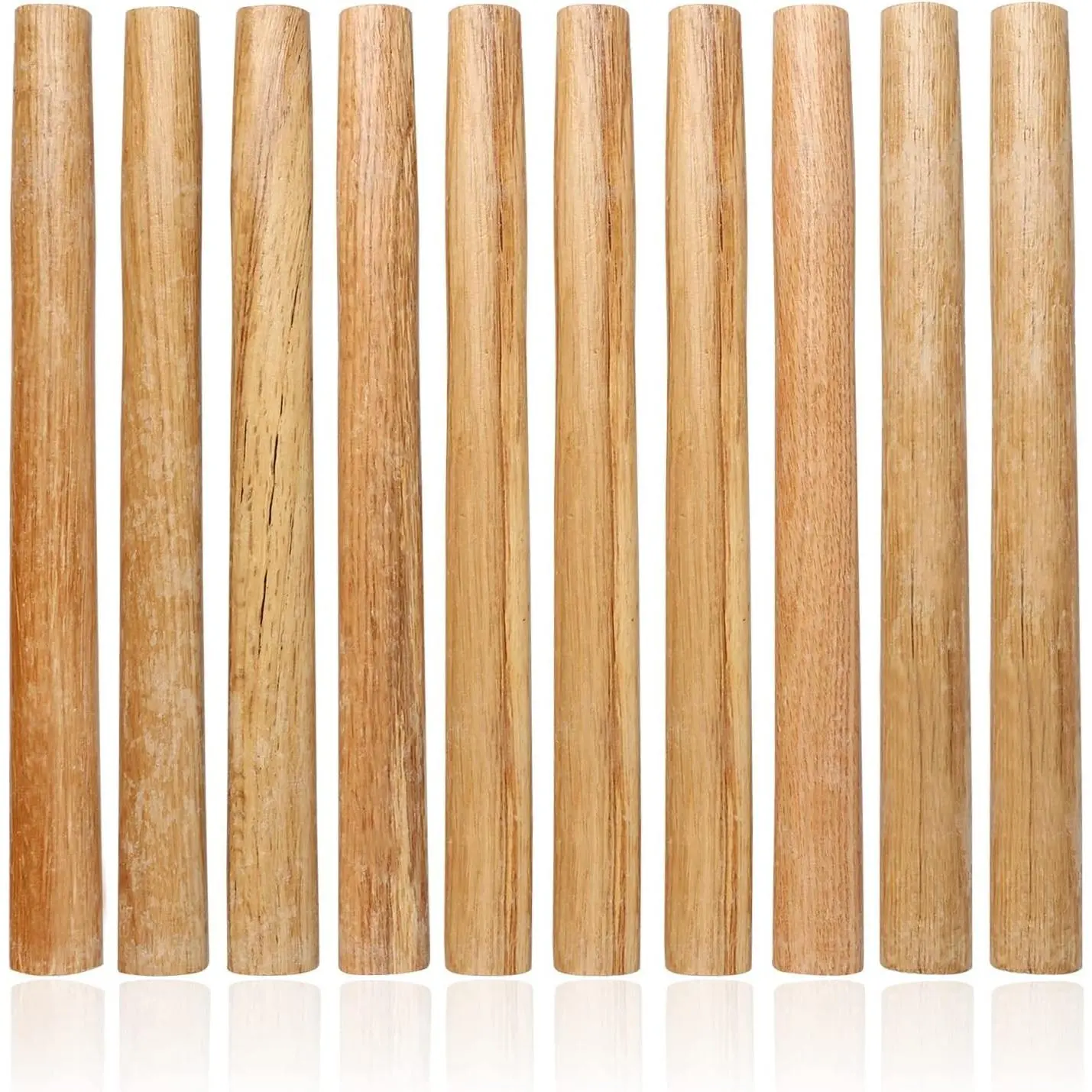 Wood Hammer Handle, 10 Pack Replacement Handles, Easy to Install, Durable and Safe, Multifunctional Wood Handle