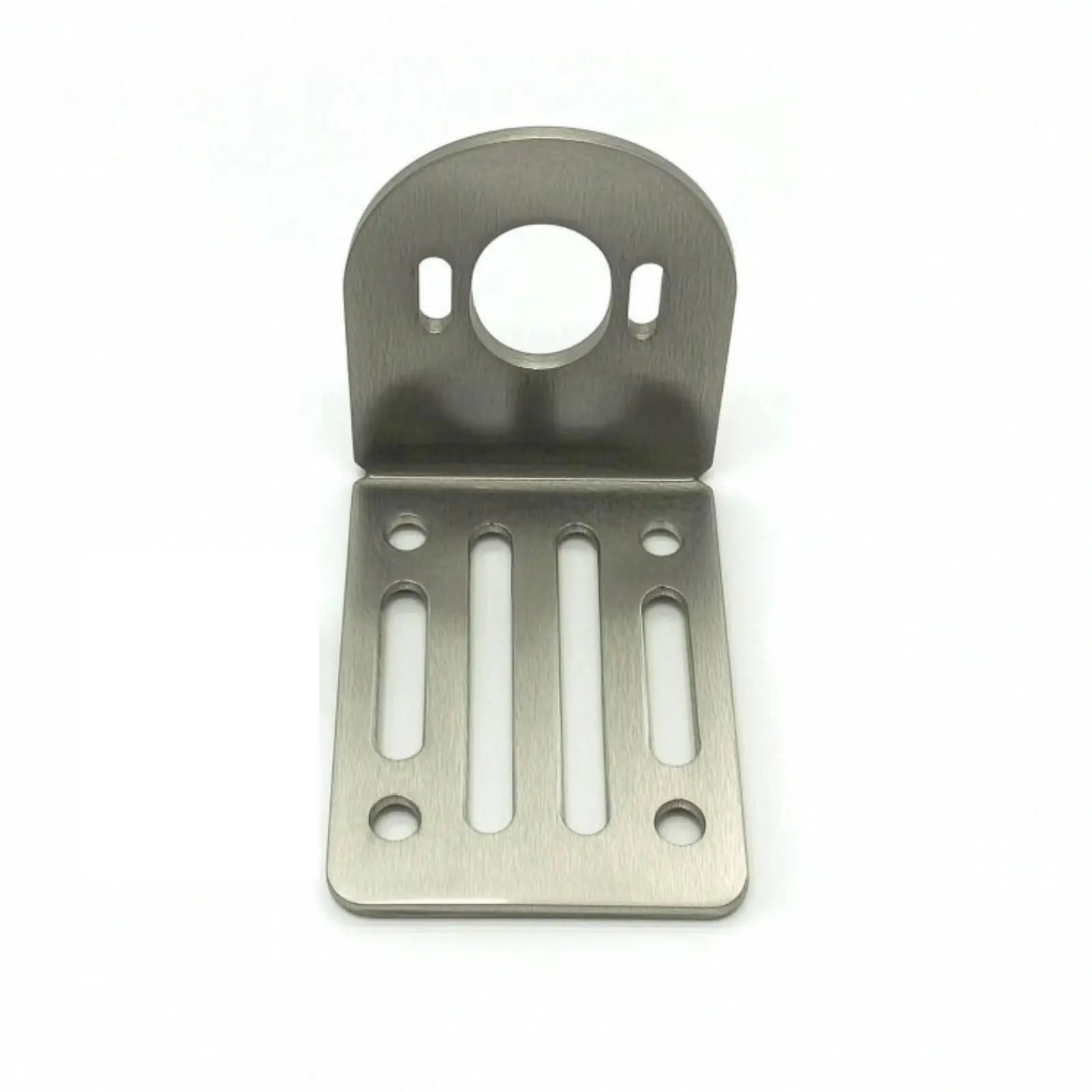 Motor Mounting Bracket with Screws Stainless Steel L-Shaped Bracket with Screws Adjustable for Hobbyists, Makers, RC Boats, Model Building, Workshops
