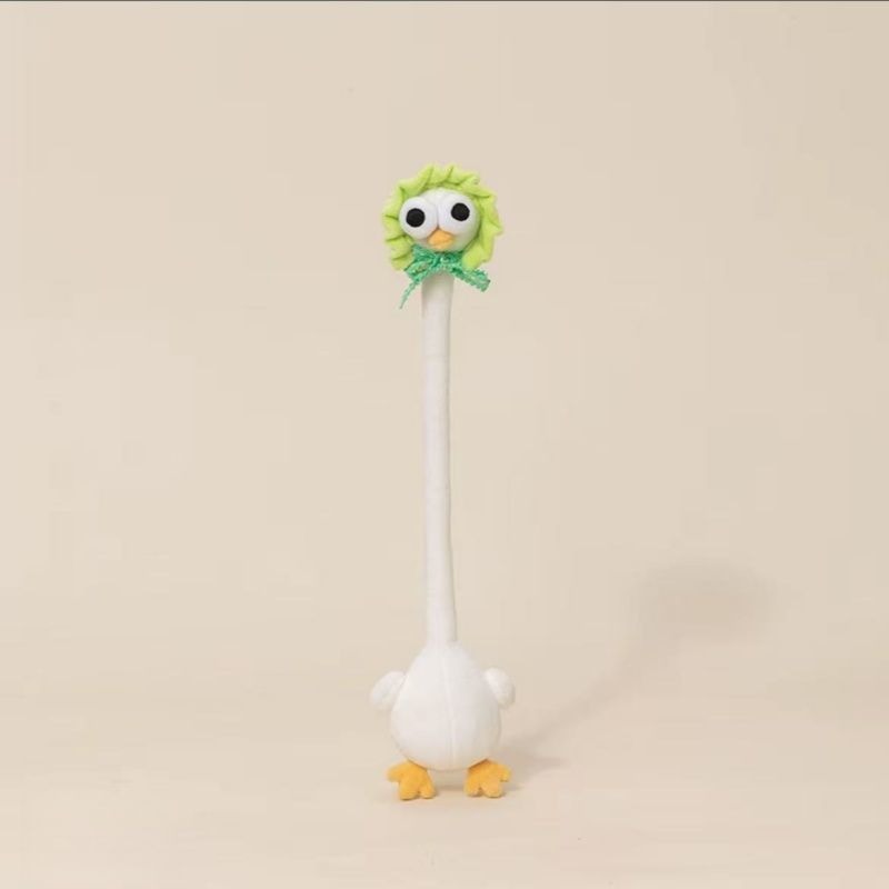 Novelty Long Neck Zodiac Plush Doll Soft Stuffed Toy for Prank & Decor