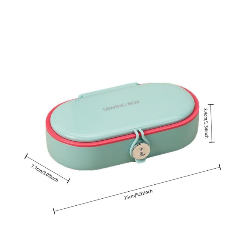 New Magnetic Needle Box Travel Essential Home Sewing Kit, DIY Handmade Craft Tools Storage Case, Portable Thread Organizer