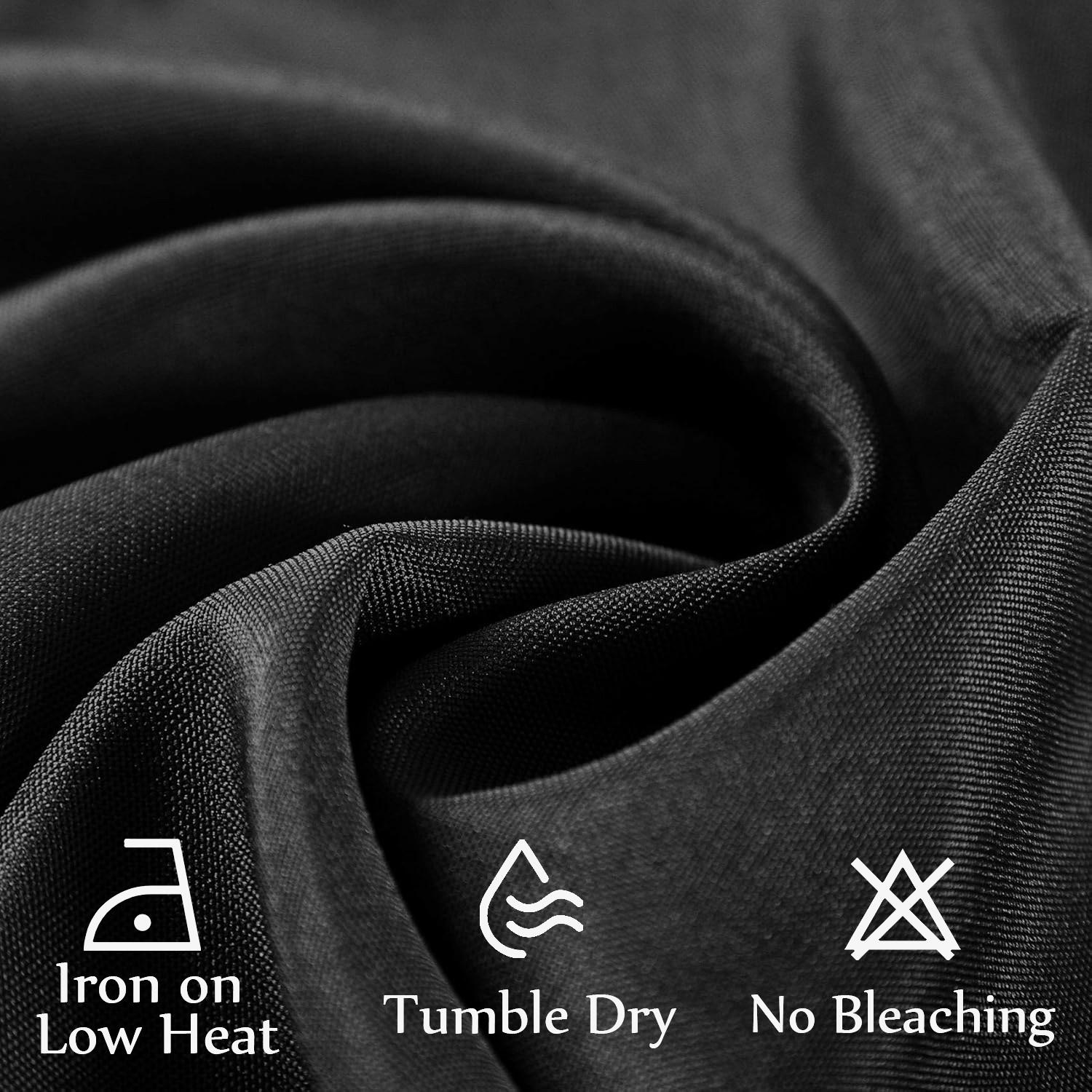 6-Pack Polyester Napkins, 12/14/17/20 Inches, Thick Durable, Wrinkle-Resistant, Hotel Restaurant Event Use