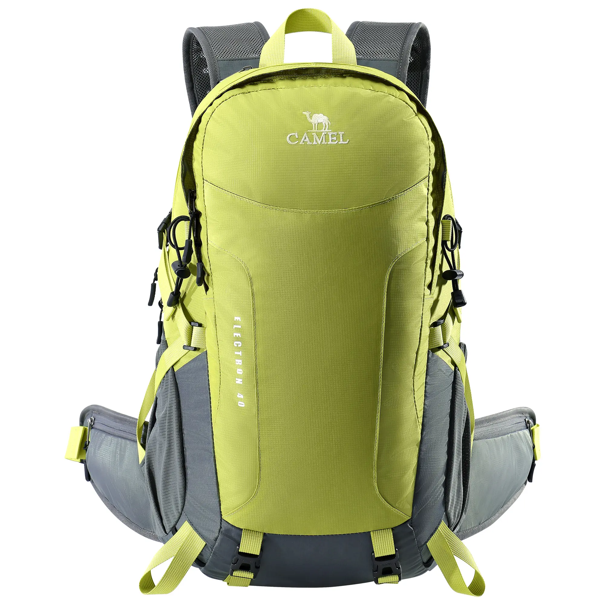Camel 28L Wind-Riding Hiking Backpack for Men and Women – Lightweight Outdoor Travel Bag in Multi-Color Nylon