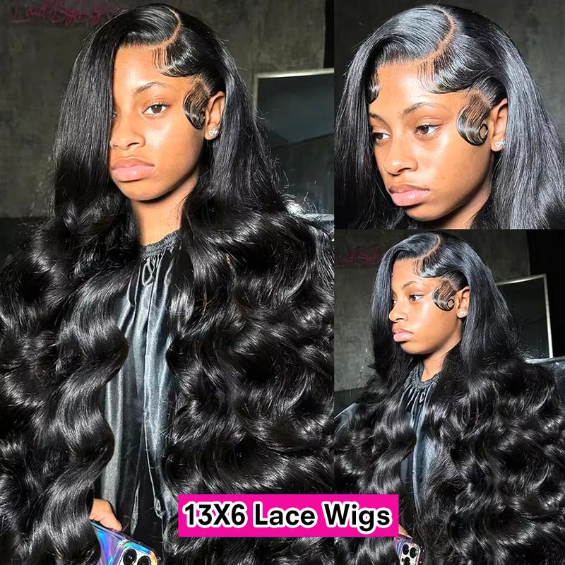 [30Inch for Only $89] Yilike 13x6 Lace Front Wigs Human Hair Wig 180% Density Body Wave Lace Front Wigs Human Hair Pre Plucked 13x6 HD Lace Frontal Wigs Human Hair for Black Women Glueless Wigs HD Transparent Lace Frontal Wigs Human Hair with Baby Hair