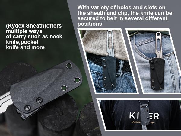 Kizer EDC Tool Cobbler D2 with Sheath 1057A1