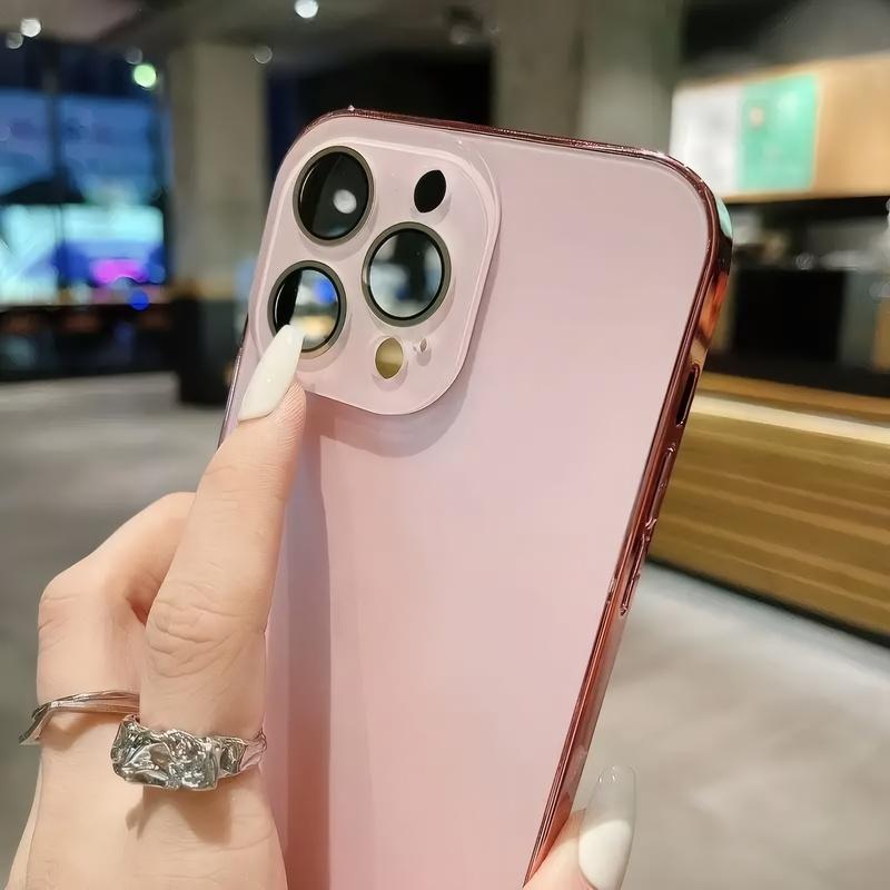 Suitable for iPhone 17/16/15/14/13/12 Pro Max Plus 17Air high-quality mobile phone case, electroplated original color anti-fall protective cover Protection Protector Pink Casing Smartphone iphone 16 pro case Cellphone Shockproof