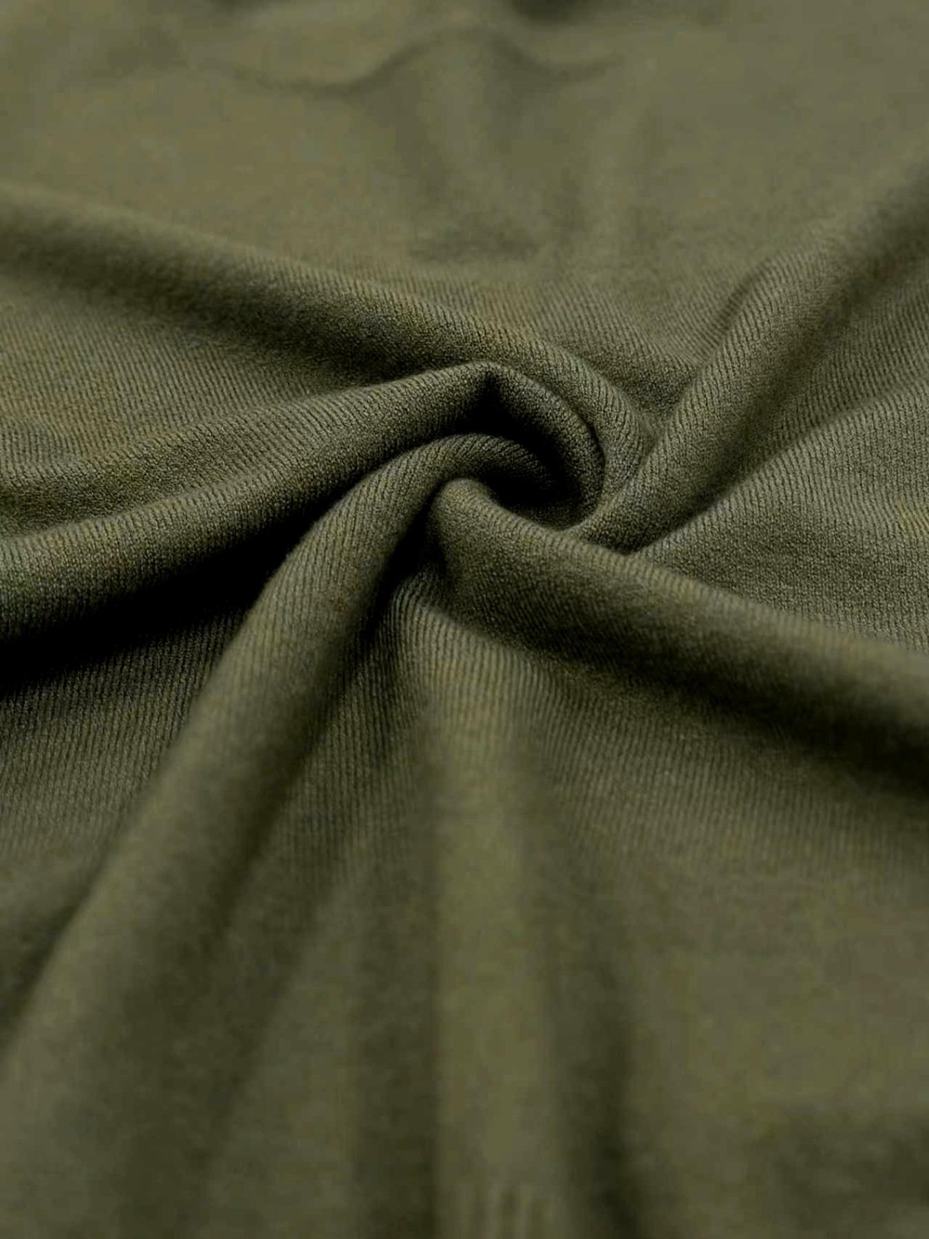 Elegant Long Sleeve Round Neck Design Sweater, Stylish Ribbed Cuff Detail Comfortable Fit Knitwear, Versatile Office & Casual Wear