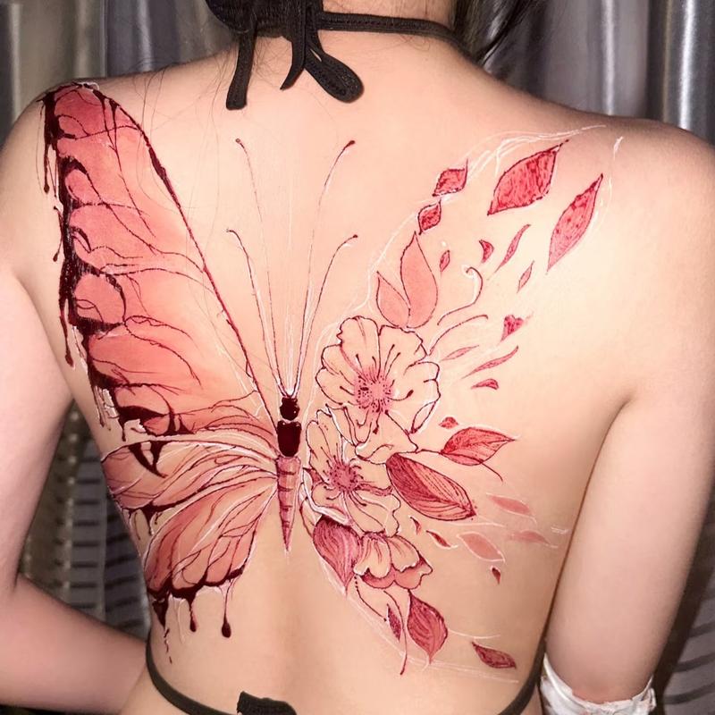 Henna Tattoo Kit(3 Cones,25g Each) Three templates are included Cosmetics Makeup Face Paint