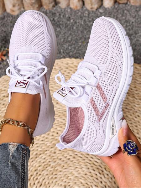 Women's New Casual Sports Shoes, Large Size Lightweight Soft Sole Sneakers, Comfortable Non-Slip Walking Shoes, Perfect for Travel & Leisure Activities, Breathable Walking Sneakers