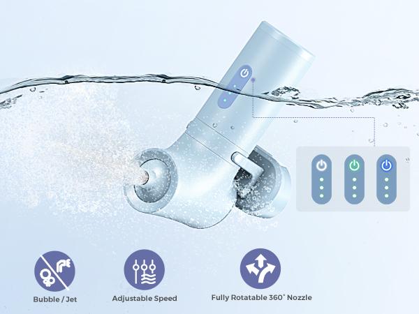 Momfann Bath Jets for Tub, Portable Jet Spa for Bathtub, Bubble/Jet Mode, 3-Level Adjustable, Bath Spa for Gifts for Women