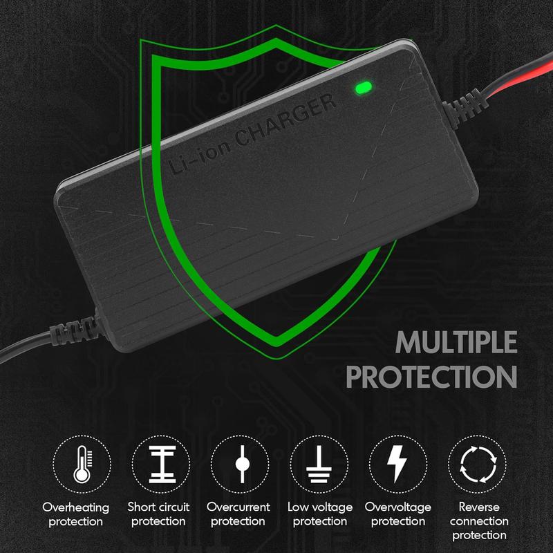 KUNLUN 14.6V 10A Smart Fast Charger for Lithium Iron Phosphate (LiFePO4) Battery