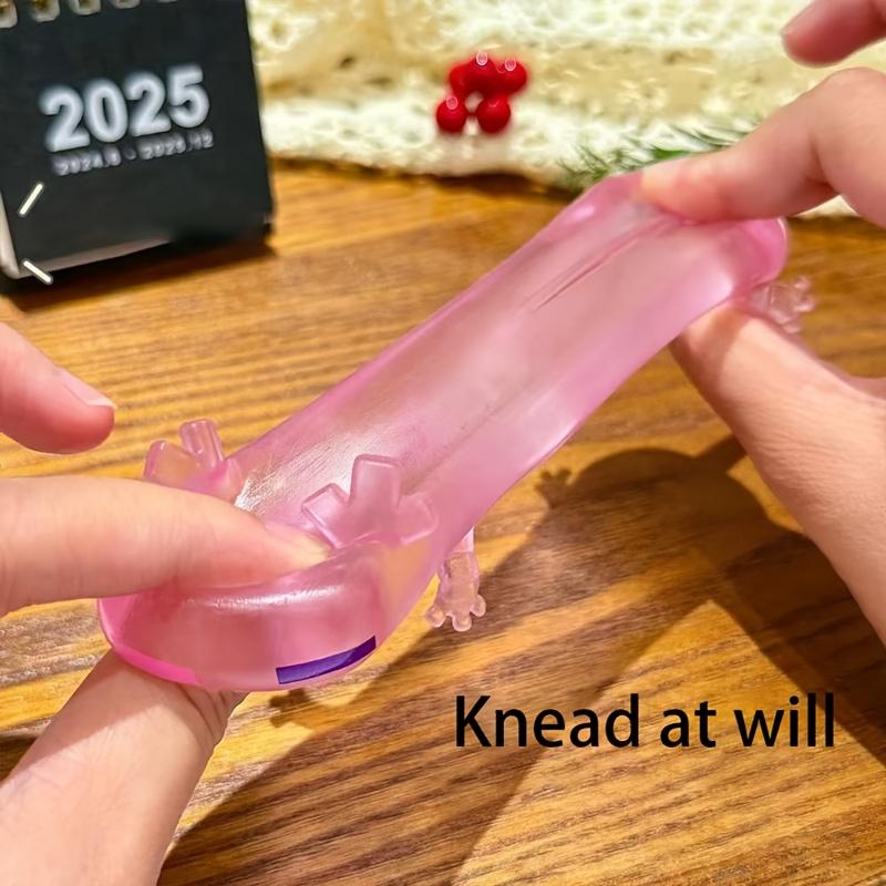 1pcs/2pcs American Axolotl Pinching Music Salamander Pinching Cute Salamander Squeezing Toy, Soft Kawaii Pinching Music Toy-soft and Squeezable, Popular Party Gift Supplies, Kawaii Squishies