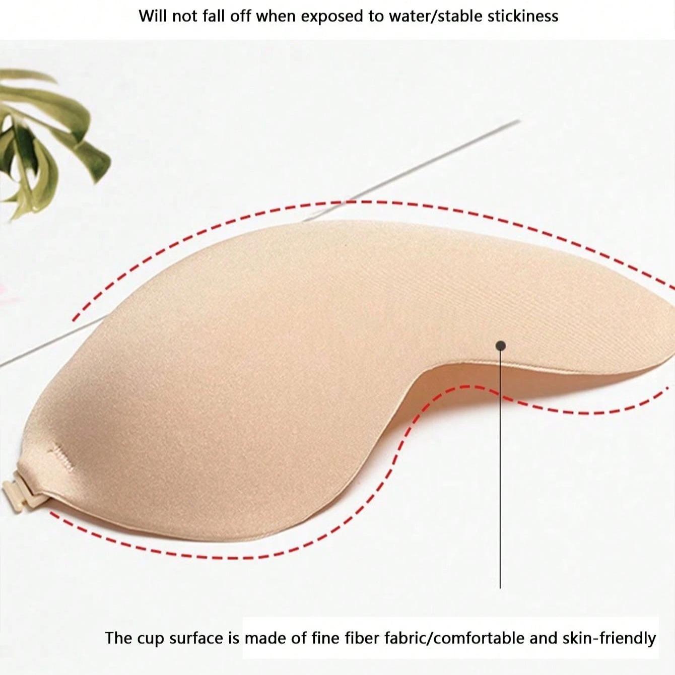 Large size seamless invisible bra, sexy strapless silicone adhesive bra, enhance and plump small breasts, dress/wedding strapless bra