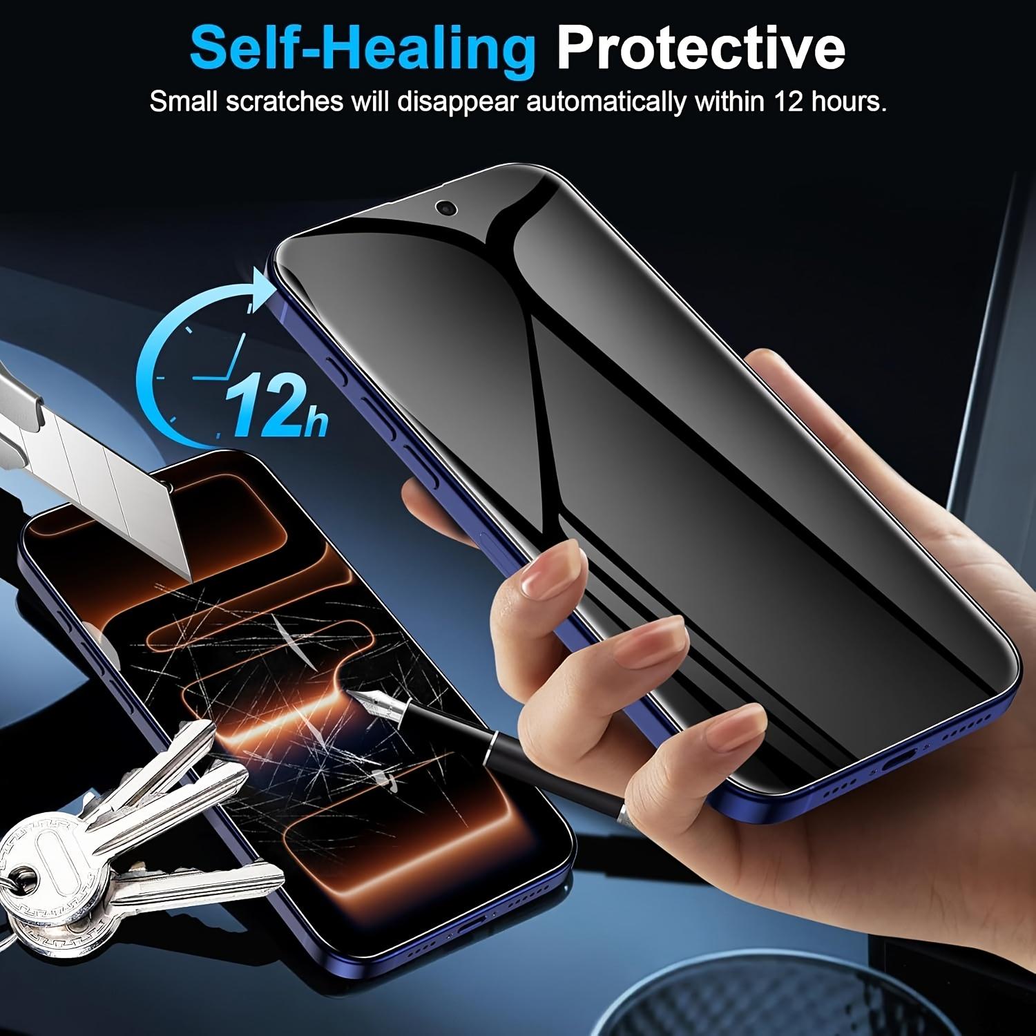 2pack Privacy Hydrogel soft Protective Cover Screen Protector,for iphone 17Air/16e/17/16/15/14/13/12/11 Pro Max/Pro/Plus/13/12 Mini/XS Max/XR/X/XS. Anti-Spy Screen Protector,Smooth Touch,High Transparency,Scratch-Resistant,Easy to Install