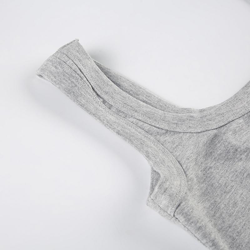 Women's Solid Square Neck Tank Romper, Casual Comfy Sleeveless Body Hugging Skinny Romper for Daily Wear, Ladies Clothes for Fall & Winter