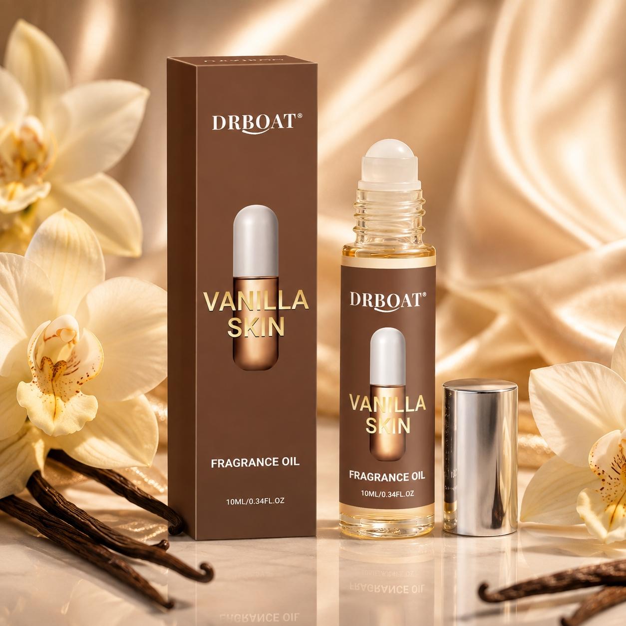 10ML Vanilla Skincare Pheromone Oil - Roll-On Subtle Essential Oil, Original Vanilla Skin Perfume Body Oil for Men and Women, Dating Traveling Home, Sweet Scent Fragrance