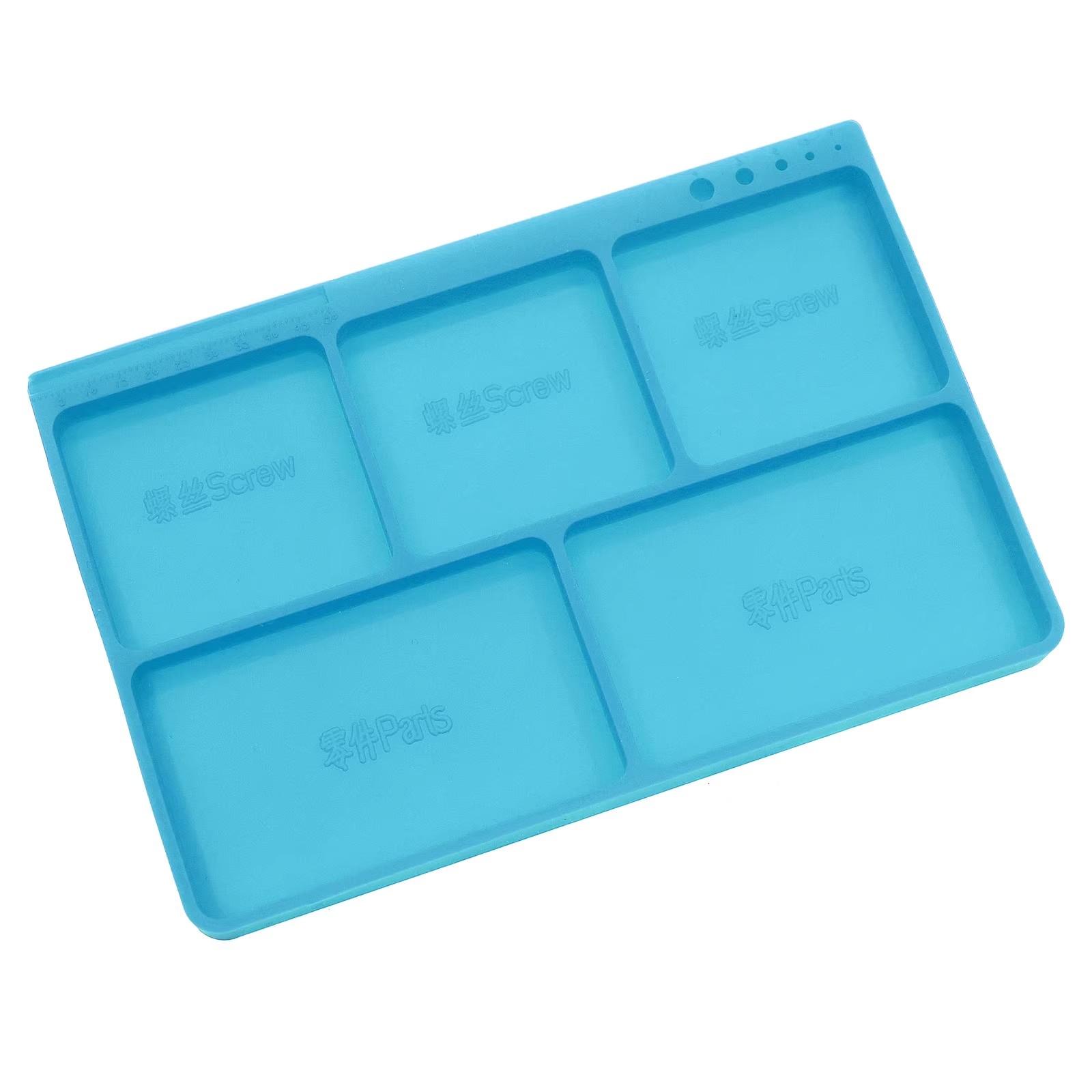 RC Model Car Repair Screw Tray, Bearing Nut Silicone Tray, Hardware Storage Disk, RC Hobby Accessories, Organize Small Parts Efficiently