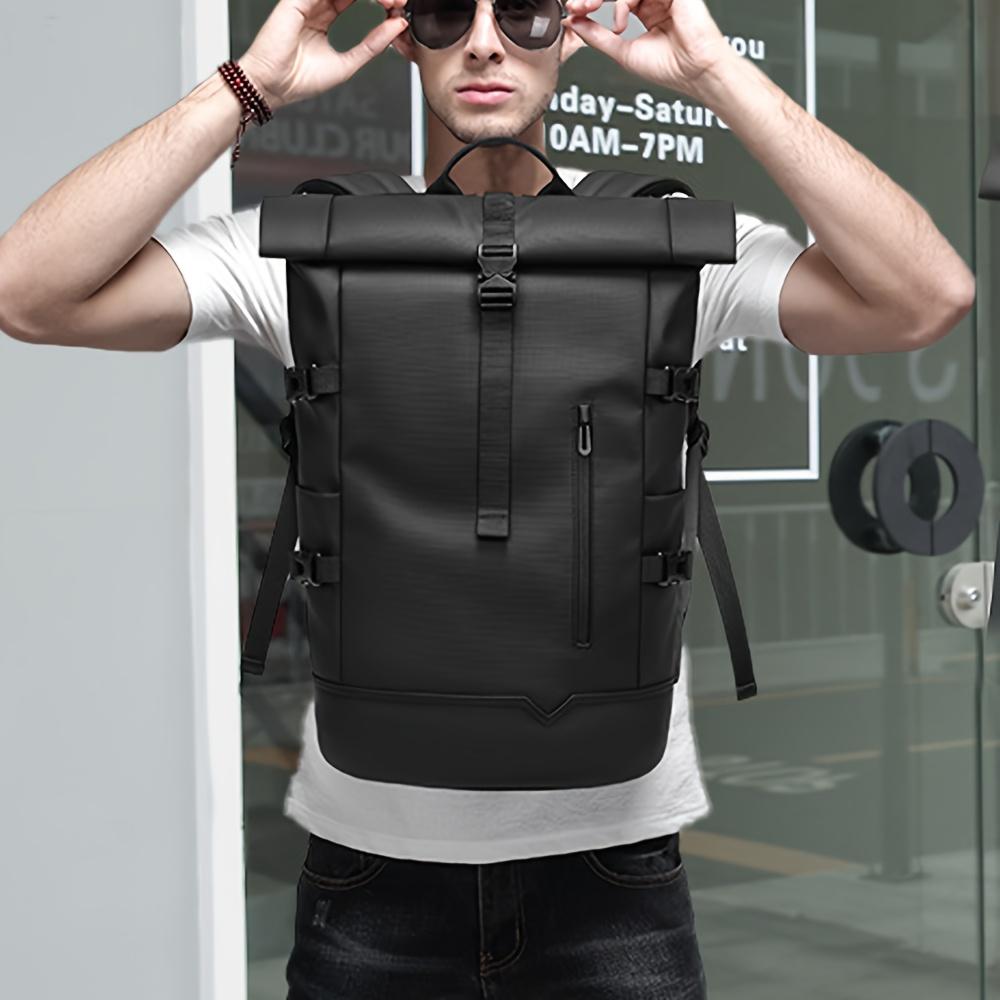 Breathable Lightweight Hiking Backpack, Multifunctional Hiking Bag with Adjustable Straps, Sporty Nylon Material, All Seasons Use