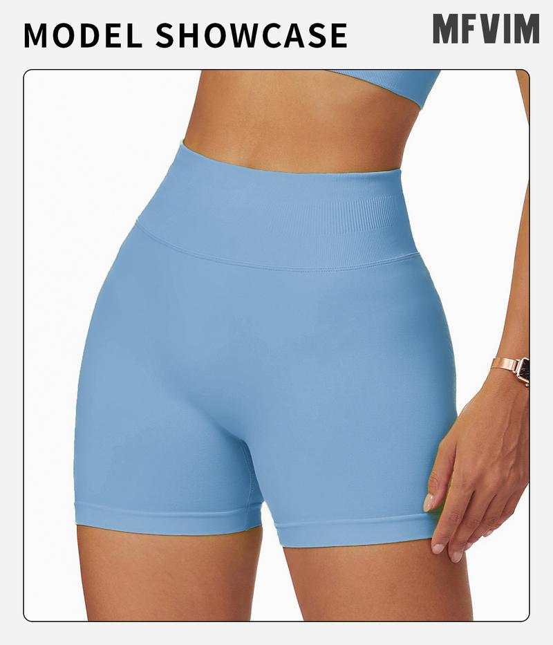 Women's High Waist Sports Shorts, Breathable Comfortable High Stretch Skinny Shorts, Gym Shorts, Ladies Sportswear for Indoor Outdoor Wear, Workout Clothes, Athletic Shorts, Activewear